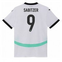 Camiseta Austria Marcel Sabitzer #9 Segunda Equipación Replica Eurocopa 2024 mangas cortas